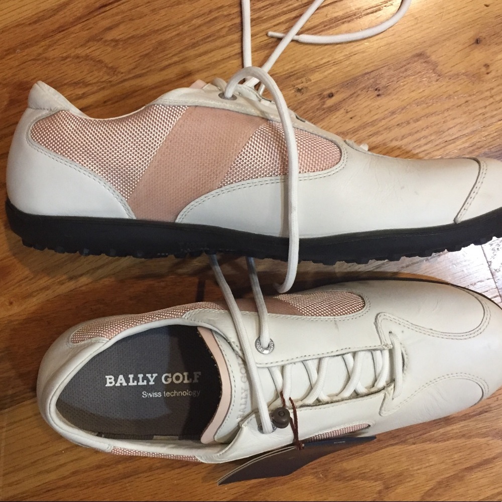 BALLY Birdie Golf shoes  Pink & White 10.5 - - Picture 8 of 9